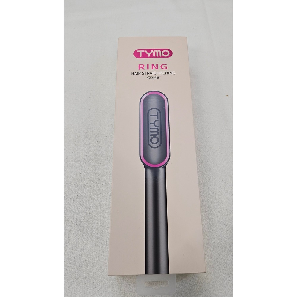 TYMO RING Hair Straightening Comb HC100 Black Pink Professional Styling Set‎